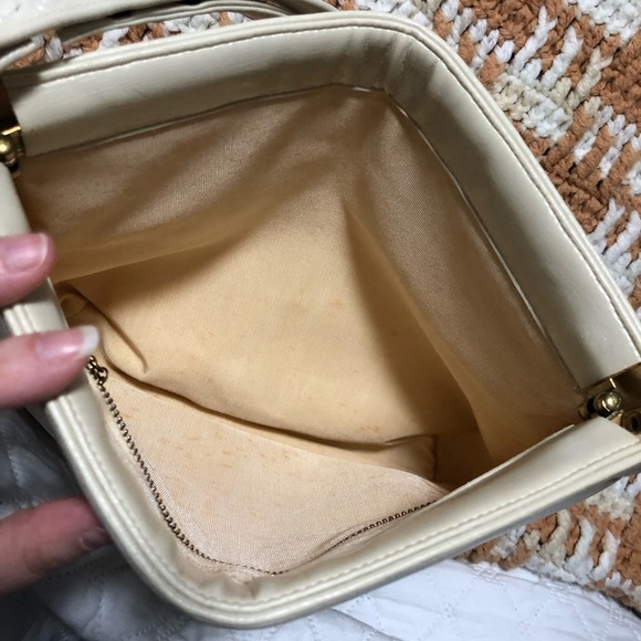 Vintage Coblentz Original Cream Leather Shoulder Bag - Picture 9 of 10